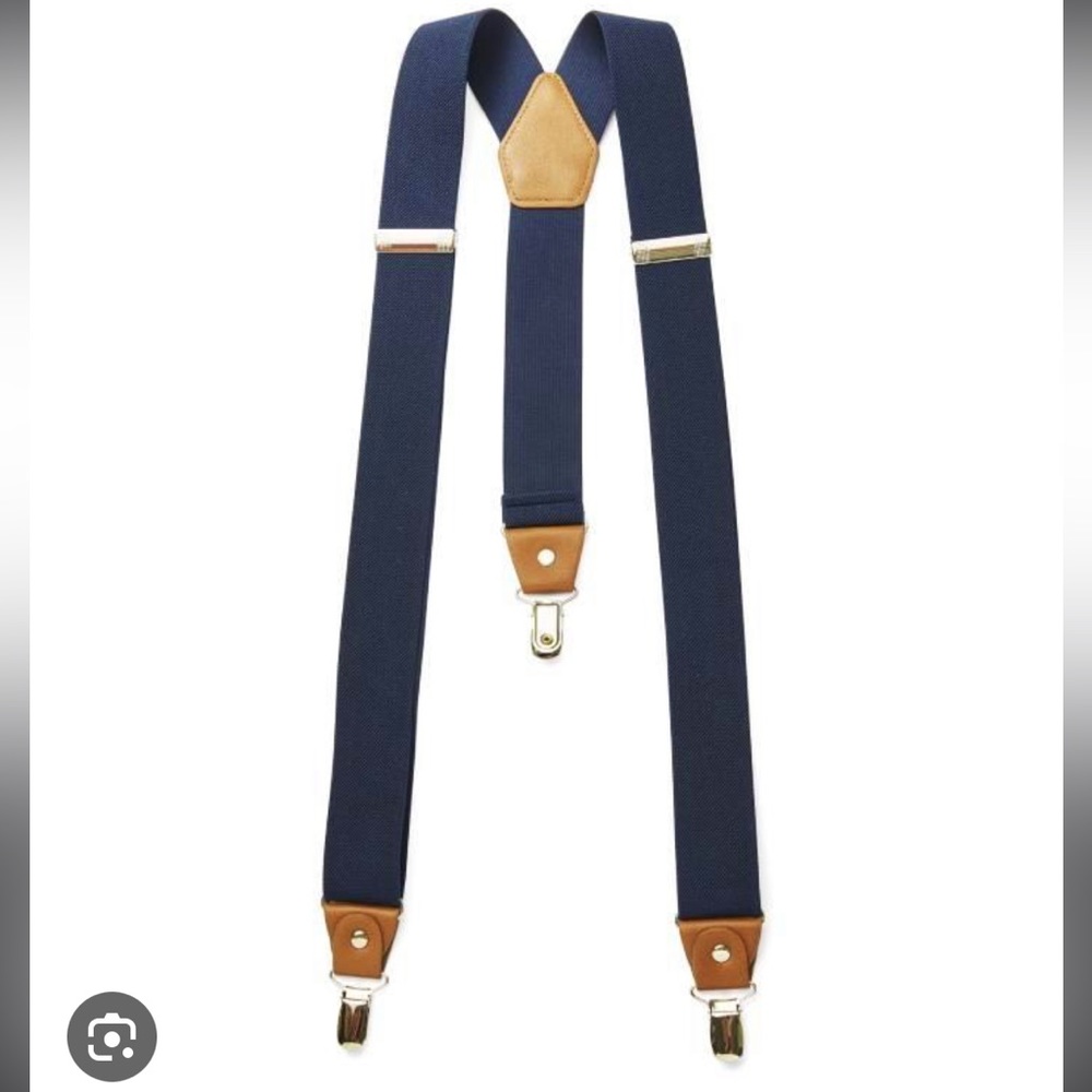 Leandra Medine x Mango suspenders